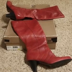 Born red Bullock boots